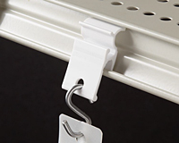 Shelf Extender Clip With 1/4" Hole