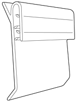 Easy-Flex Shelf Channel Sign Holder - 2