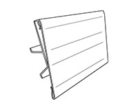 Hinged "C" Channel Covered-Face Sign Holder - 2
