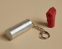 Silver Peg Hook Anti-Theft Magnetic Key