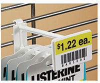 Corrugated/Wire Combo Display Hooks With Scan Plate - 3