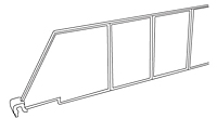 Contoured Shelf Divider - 2