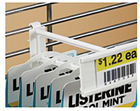 Corrugated/Wire Combo Display Hooks With "C" Channel - 3