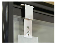 Merchandising Strip Hanger For Cooler Door