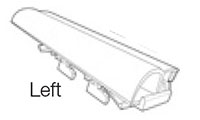 Gripper Gondola Upright Header - Left End Connector Style -2