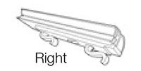 Gripper Warehouse Upright Header - Right End Connector Style - 2