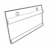 Clear UPC Tag Holder - 2 