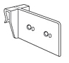 Clip-On Corrugated Shelf Supports, Vertical, Standard - 2