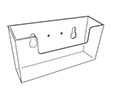 Rigid Wall Mount Coupon Holder - 2