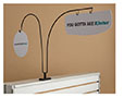 Double Magnetic Adapter Base For Aisle Sign Arms - Aisle Sign Arms Sold Separately