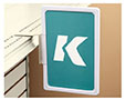 K-Frame Metal Shelf-Top Holder