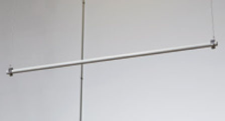 Part # 220197, 10' Overall Length Adjustable Trapeze Banner Hanger System  On Kinter (K International, Inc.)