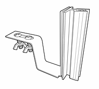 Under-Shelf Hardware-Mount Gripper Sign Holder - 2