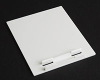 4-1/2" x 5-1/2" Dimensions White Color Plastic Modular Sign Frame System