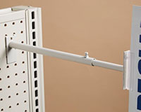 Telescopic Gripper Aisle Sign Holder - Pegboard/Slatwall