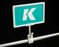 K-Frame Spring Clip-On Rotating Thumb Sign Holder
