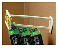 Corrugated Universal Display Hooks With "C" Channel