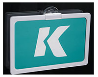 K-Frame Flush Suction Cup Holder