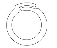 Plastic Overlap Ring - 2