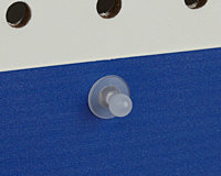 Pegboard/Slatwall Plastic Back Adapter On Kinter (K International, Inc.)
