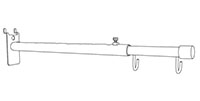 telescopic-double-hook-aisle-sign-holder-drawing