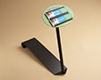 Sloping / Elongated Base Style Track Sign Holder With Ratcheting Heads