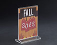 Acrylic Top-Load Sign Holder