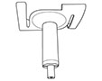 Ceiling Twist Side Exit Cable Adjuster - 2