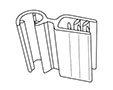 Gripper Hinged Flag Sign Holder For Wire - 2