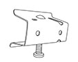 Metal Mini Shelf Channel Adapter with Screw - 2