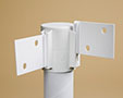 Modular Display Pole Shelf Support