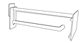 Tapered Display Hooks With Scan Plate - 2