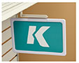 K-Frame Magnetic Under-Shelf L-Style Holder